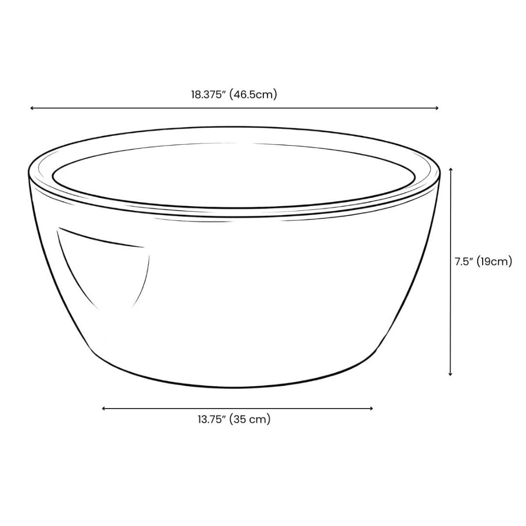 White Portable Pedicure Foot Bath Basin S471
