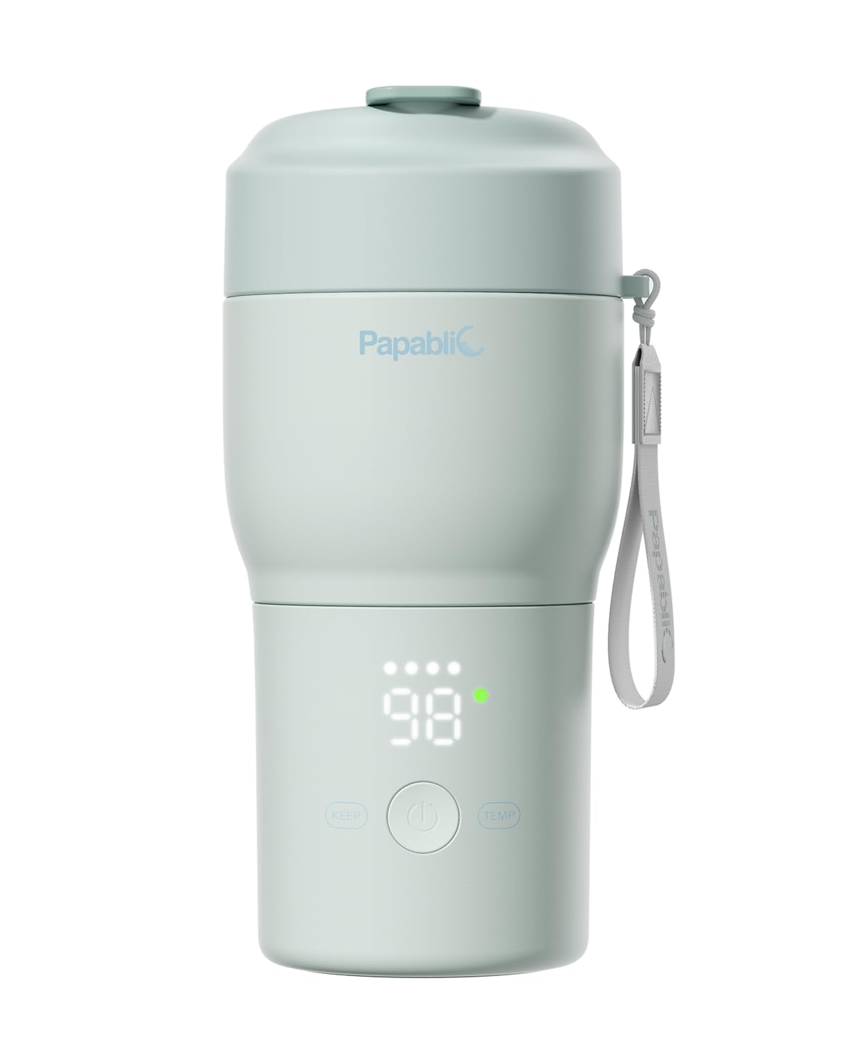 Portable Bottle Warmer with Sterilizer, 5 Temp Settings, Mint Green Y1764