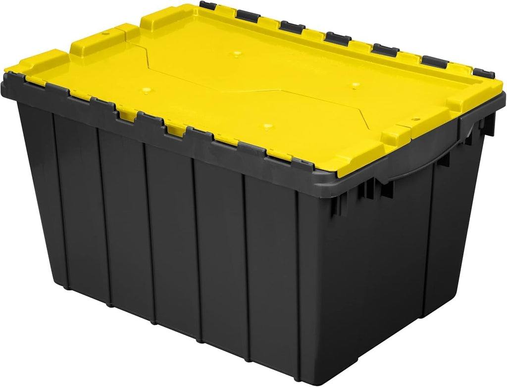 12 Gal Stackable Storage Box with Attached Lid E283246