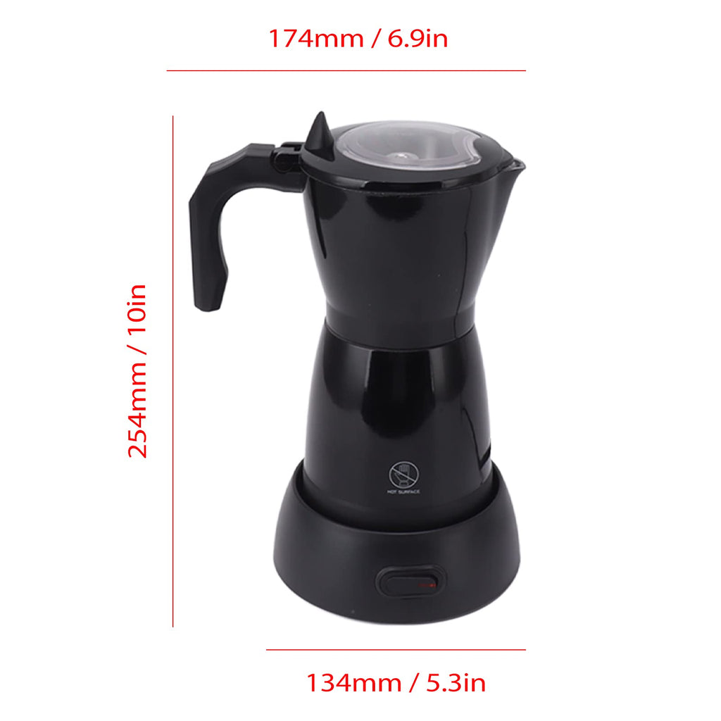 300ML 6 Cup Electric Mocha Pot Coffee Maker I8970