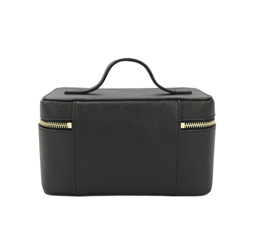 Green Leather Travel Toiletry Makeup Bag B55202