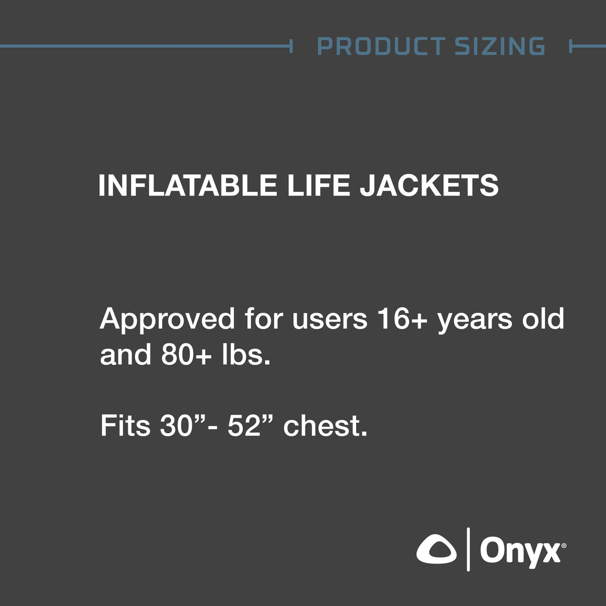 Onyx Manual Inflatable Belt Pack B45745
