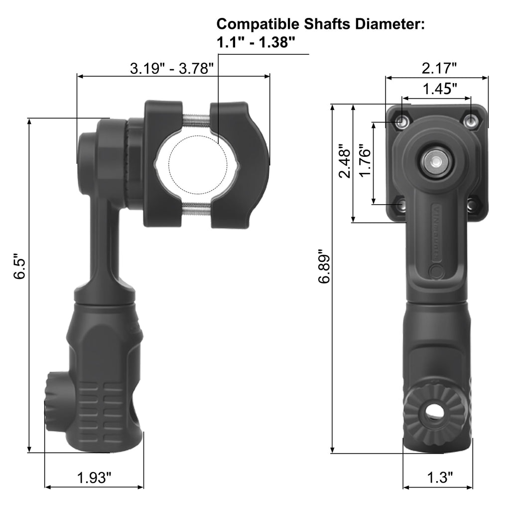 Aluminum Transducer Pole Mount V596785