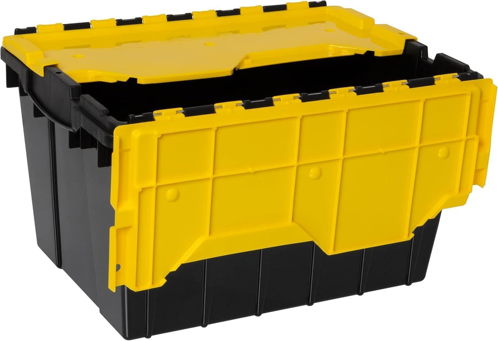 12 Gal Stackable Storage Box with Attached Lid E283246