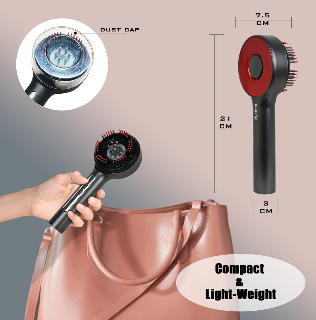 Rechargeable Cordless Scalp Massage Comb with Oil Applicator I5294