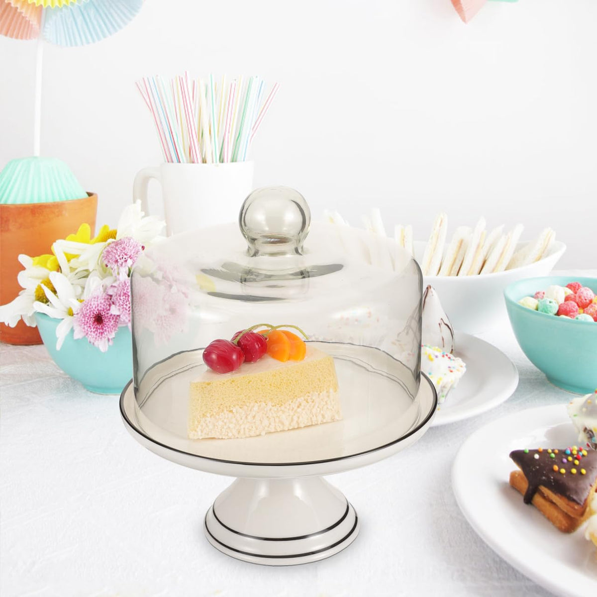 Cupcake Stand Set with Dome Cover P924