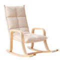 Kids' Rocking Chair with Soft Fabric (Beige) V2247