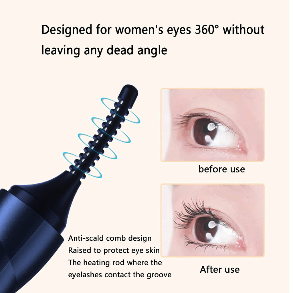 Heated Electric Eyelash Curler with Comb K55132