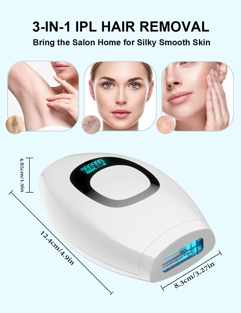 IPL Laser Hair Removal 999,999 Flashes A8611