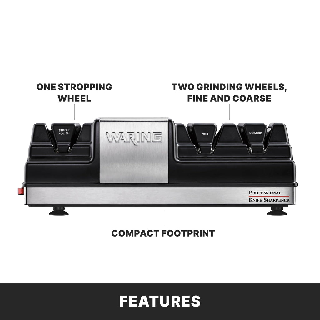 Commercial Knife Sharpener with 3 Stations A6669