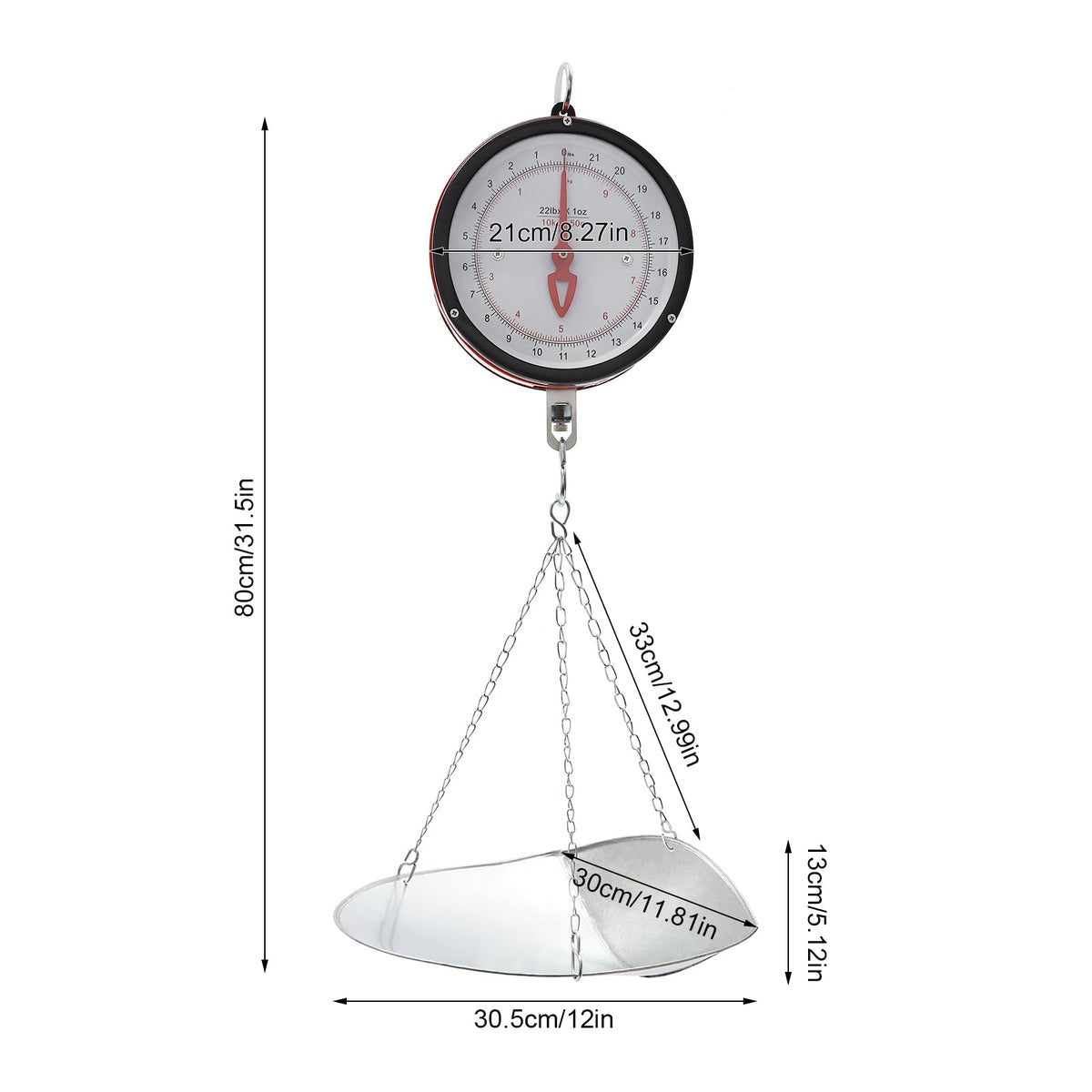 Hanging Scale with Scoop F73389