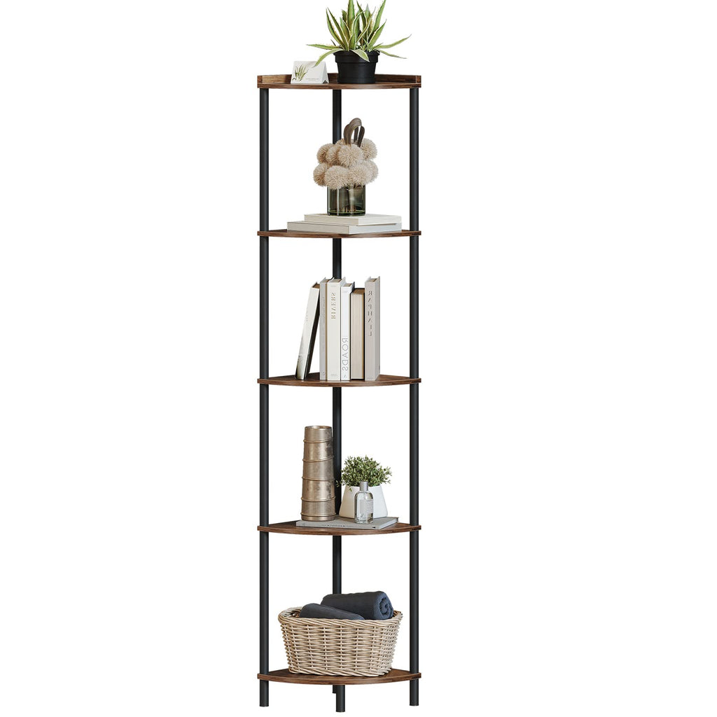 5 Tier 65" Tall Corner Shelf Z23965