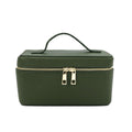 Green Leather Travel Toiletry Makeup Bag B55202