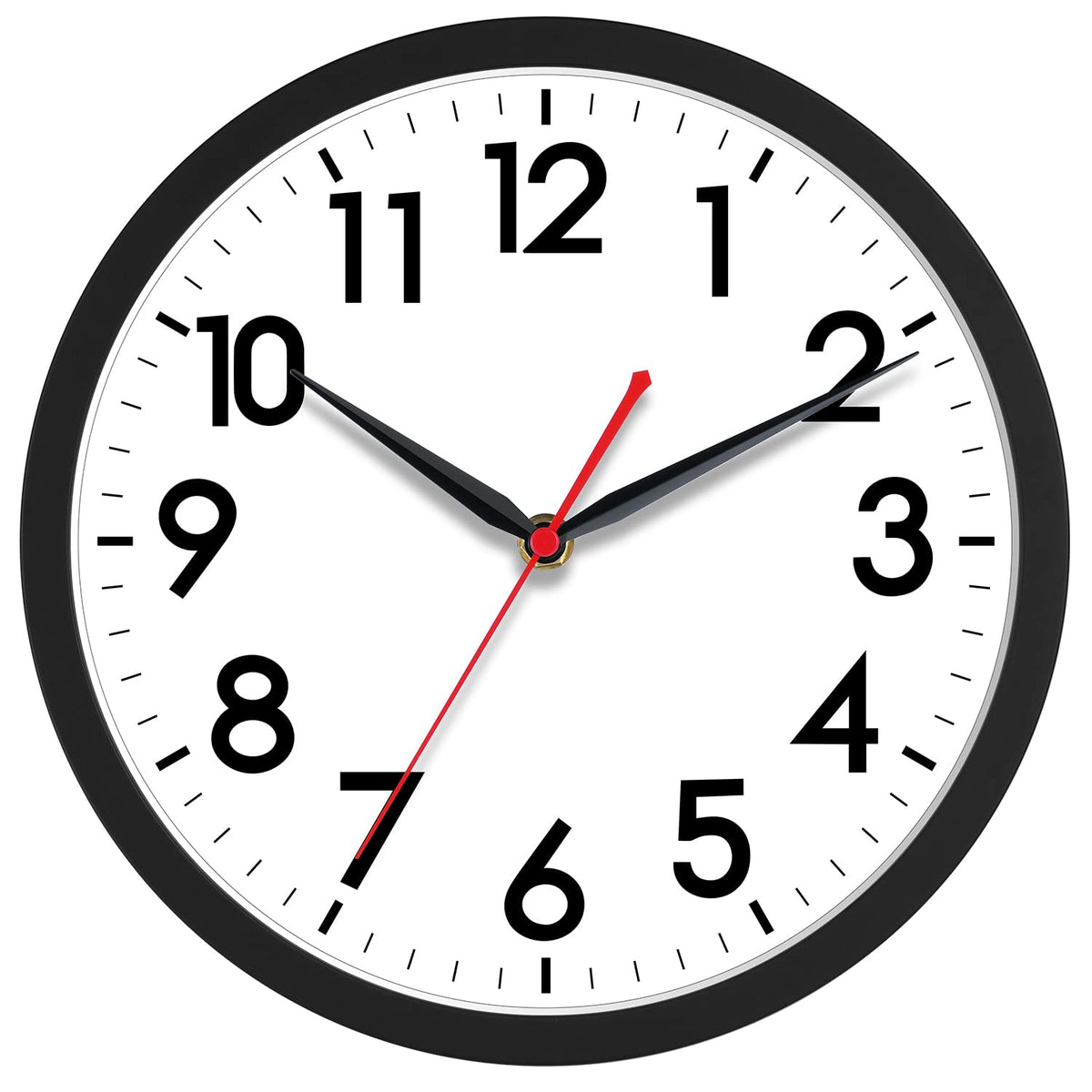 18 Inch Silent Battery Operated Analog Wall Clock J2404