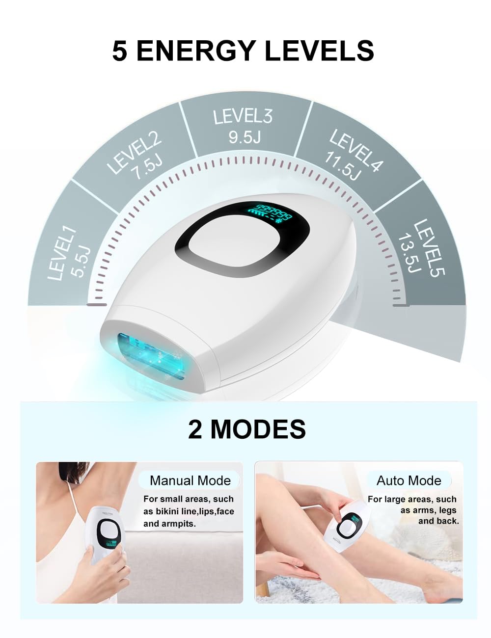 IPL Laser Hair Removal 999,999 Flashes A8611