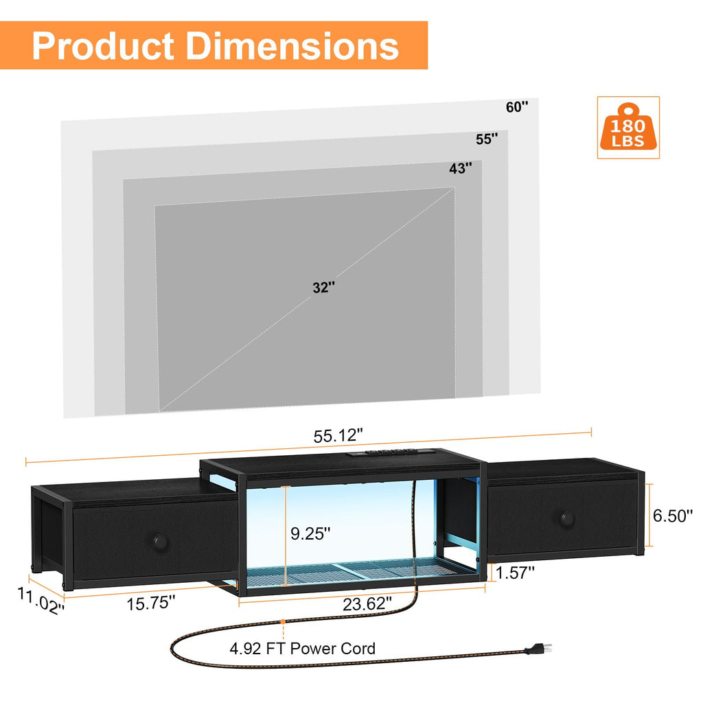 Floating TV Stand for TVs up to 60" B85131
