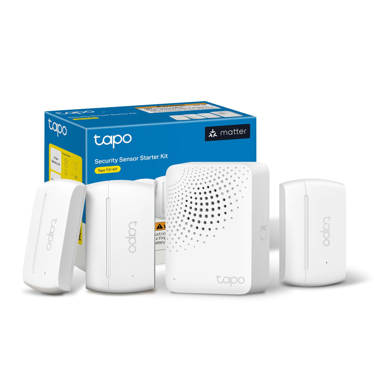 Smart Door Window Contact Sensor and Smart Hub with Built-in Chime B57018