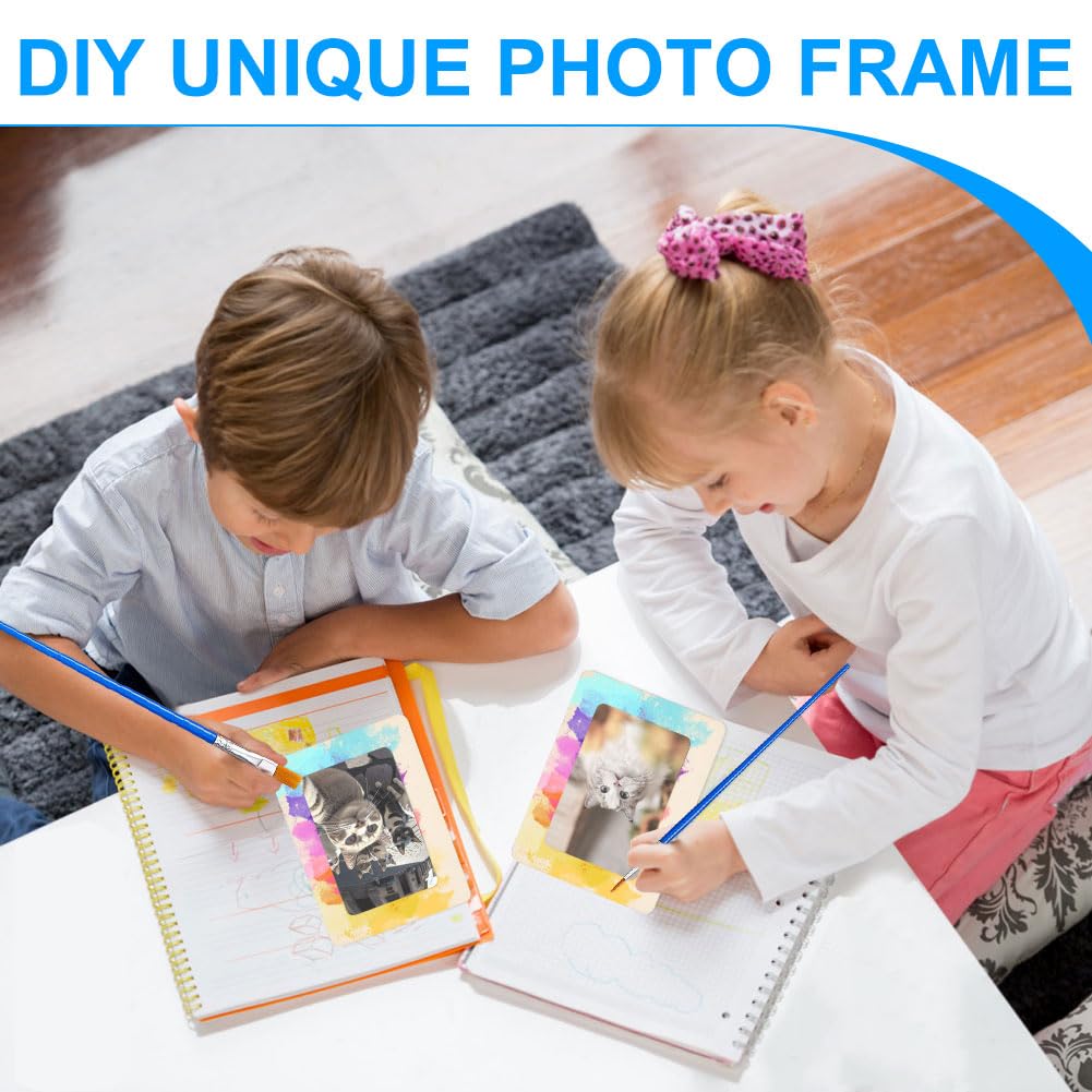 30 Pcs Wooden Picture Frame Craft Kit A248311