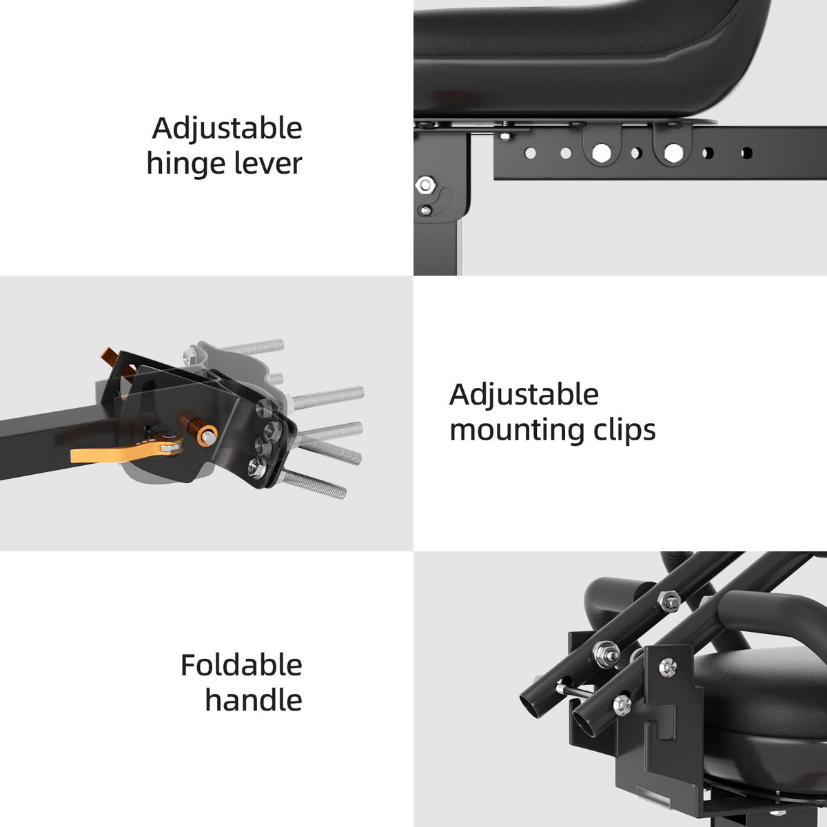 Front Mount Detachable Bike Child Seat with Pedal Guardrail B737