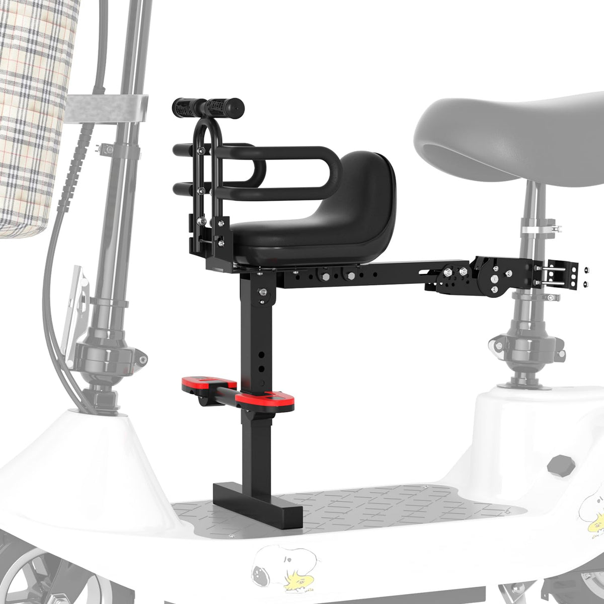 Front Mount Detachable Bike Child Seat with Pedal Guardrail B737