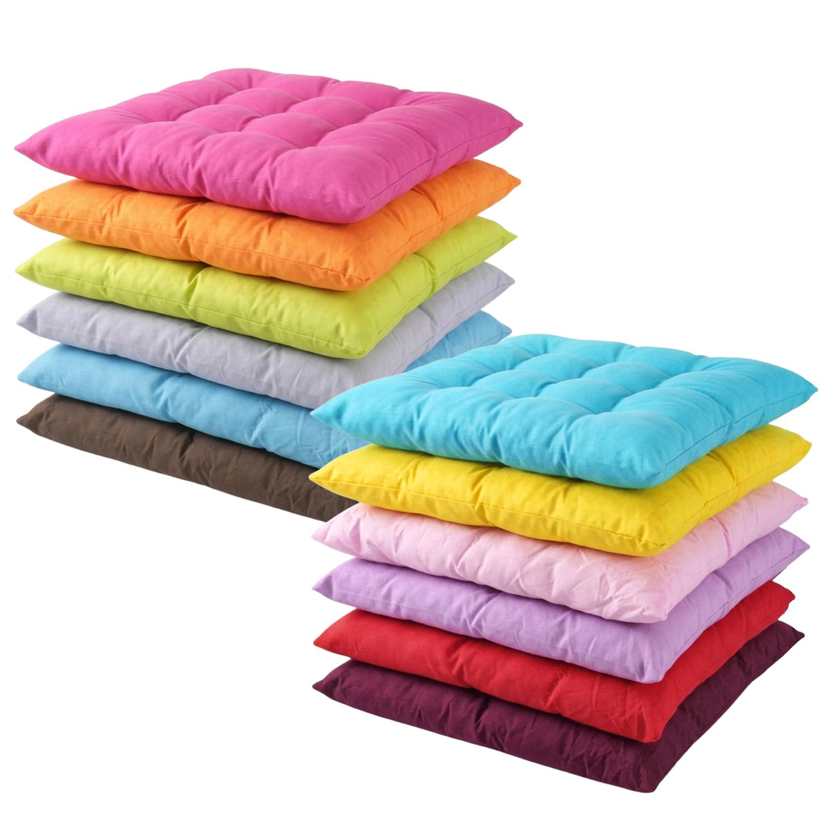12 Pcs Square Floor Cushions B557004