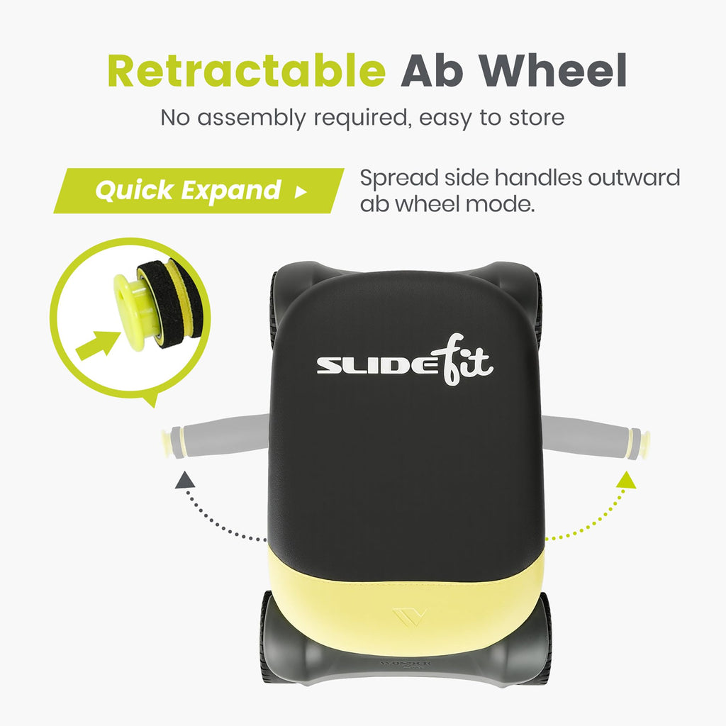 Ab Roller Board with 4 Wheels and Knee Pad D849