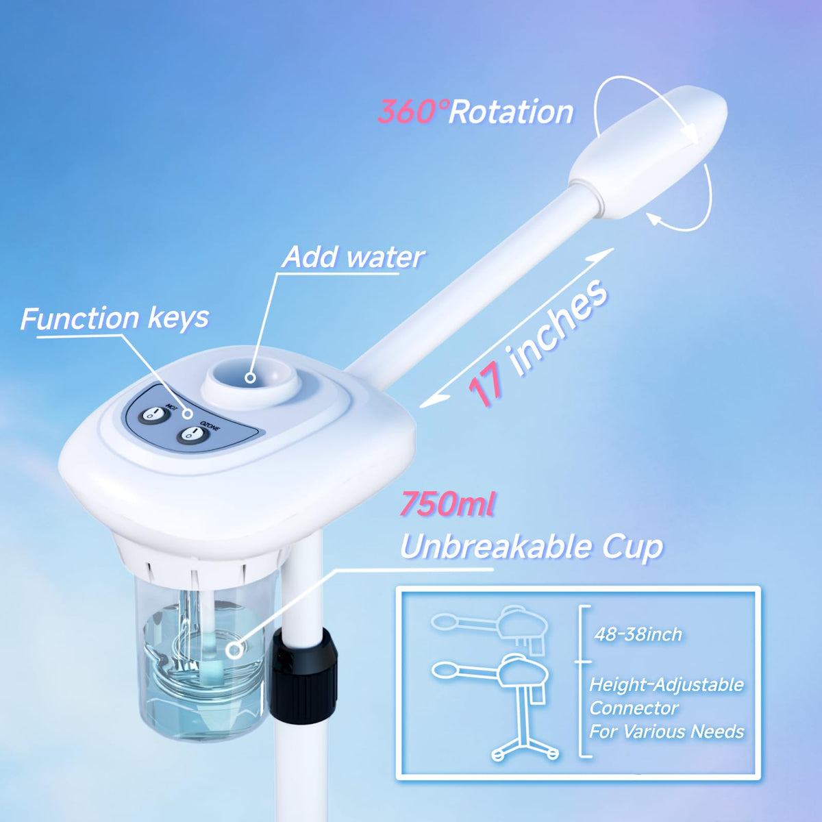 Facial Steamer with Magnifying Lamp W30396