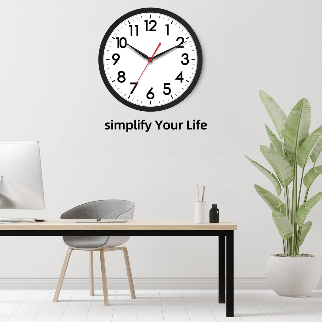 18 Inch Silent Battery Operated Analog Wall Clock J2404