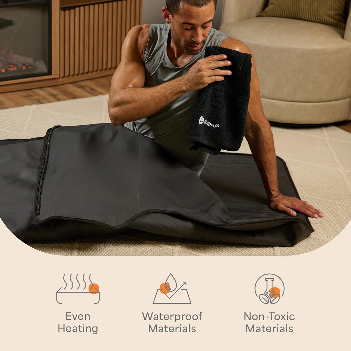 Infrared Sauna Blanket with 9 Temp Levels P6298