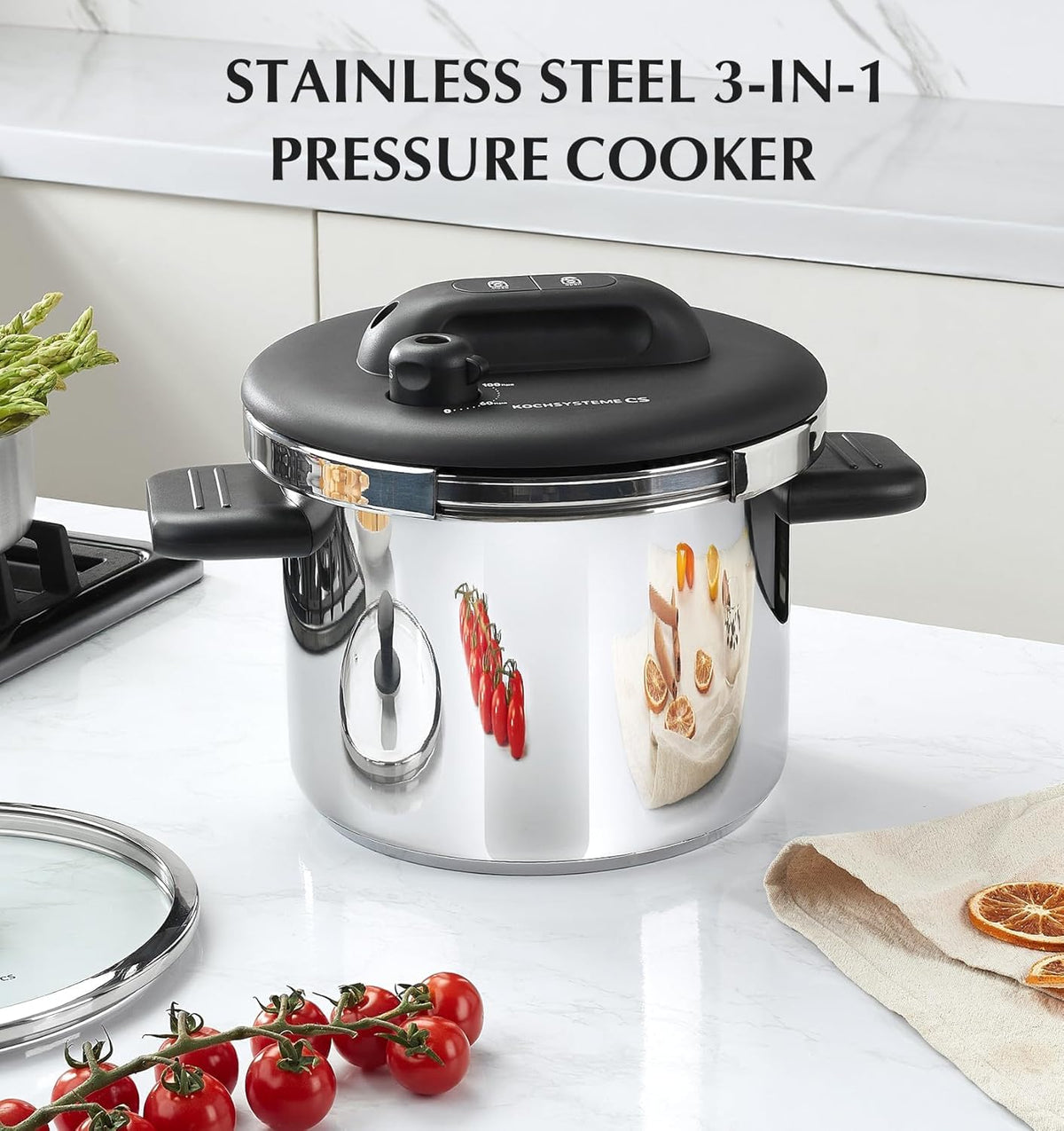Stainless Steel Pressure Cooker 8.5QT Z316020