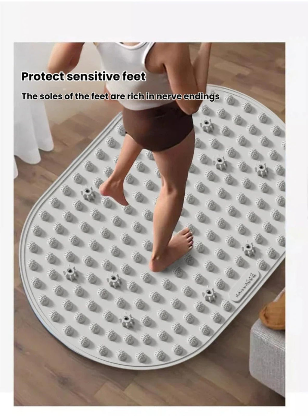 Liquid Silicone Foot Massage Fitness Mat K53638