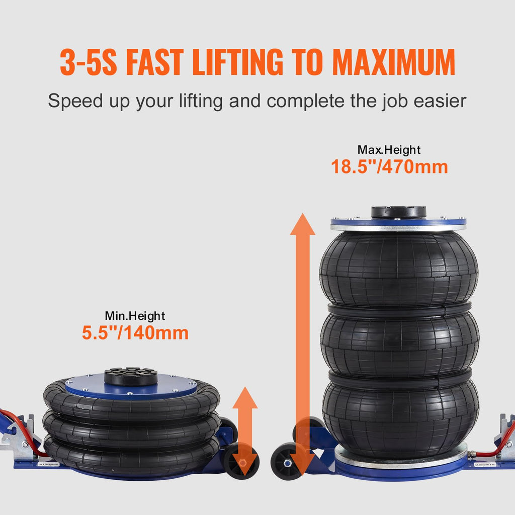 5 Ton Triple Bag Air Jack C884