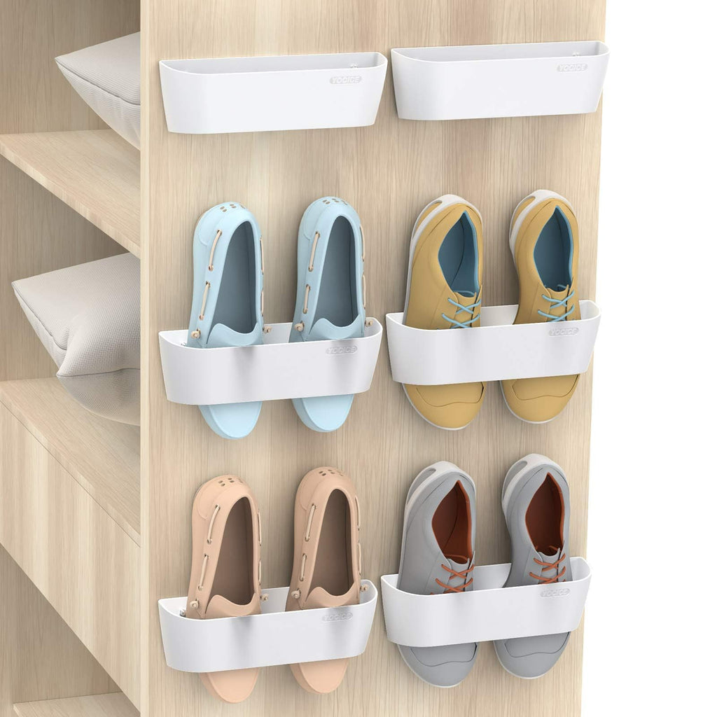 White Wall Shoe Rack P67258