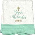 Custom Embroidered Baby Quilt Blankets, 2 Sizes F490