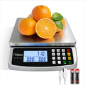 Large 110 lb Commercial Kitchen Food Scale 50kg 304 Stainless Steel R39485
