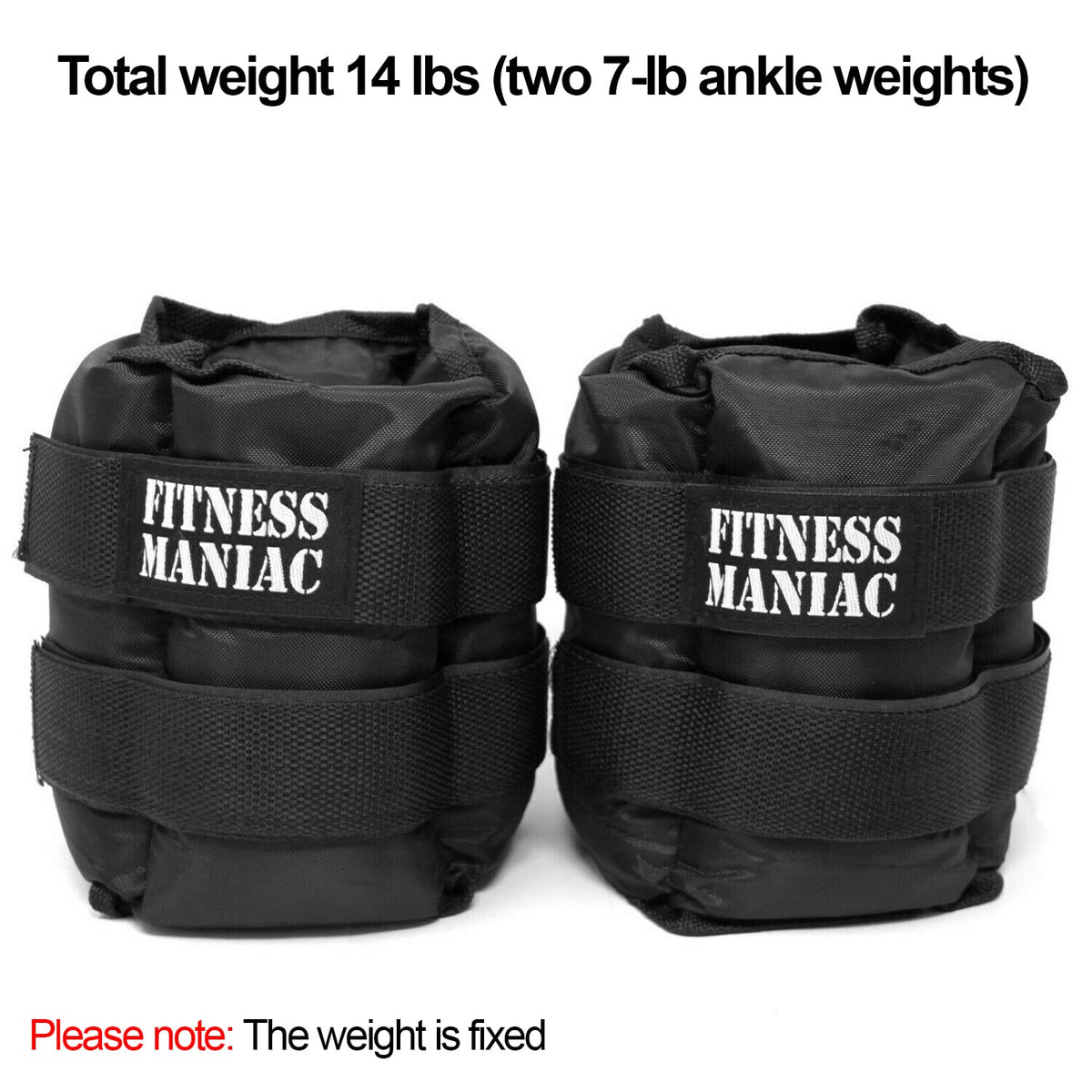 Ankle Weights 14 lbs Double Straps X5435