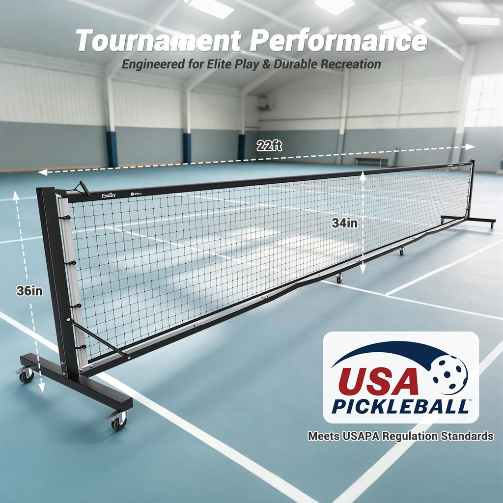 Aluminum Pickleball Net with Carbon Fiber Paddle Z486