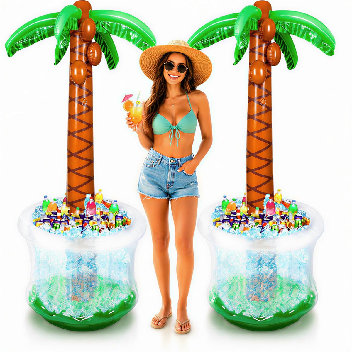 Inflatable Palm Tree Cooler J2195