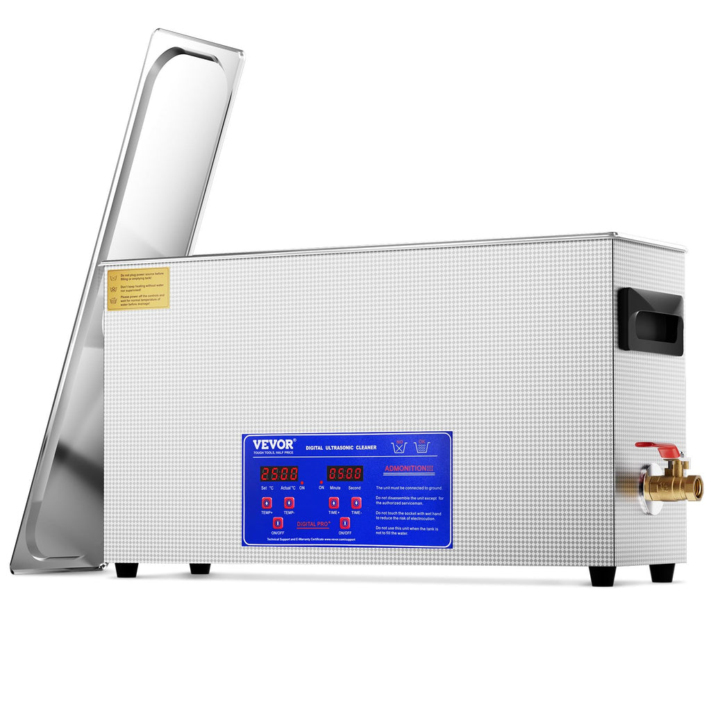 10L 300W 40kHz Sonic Cleaner with Timer & Heater J46007