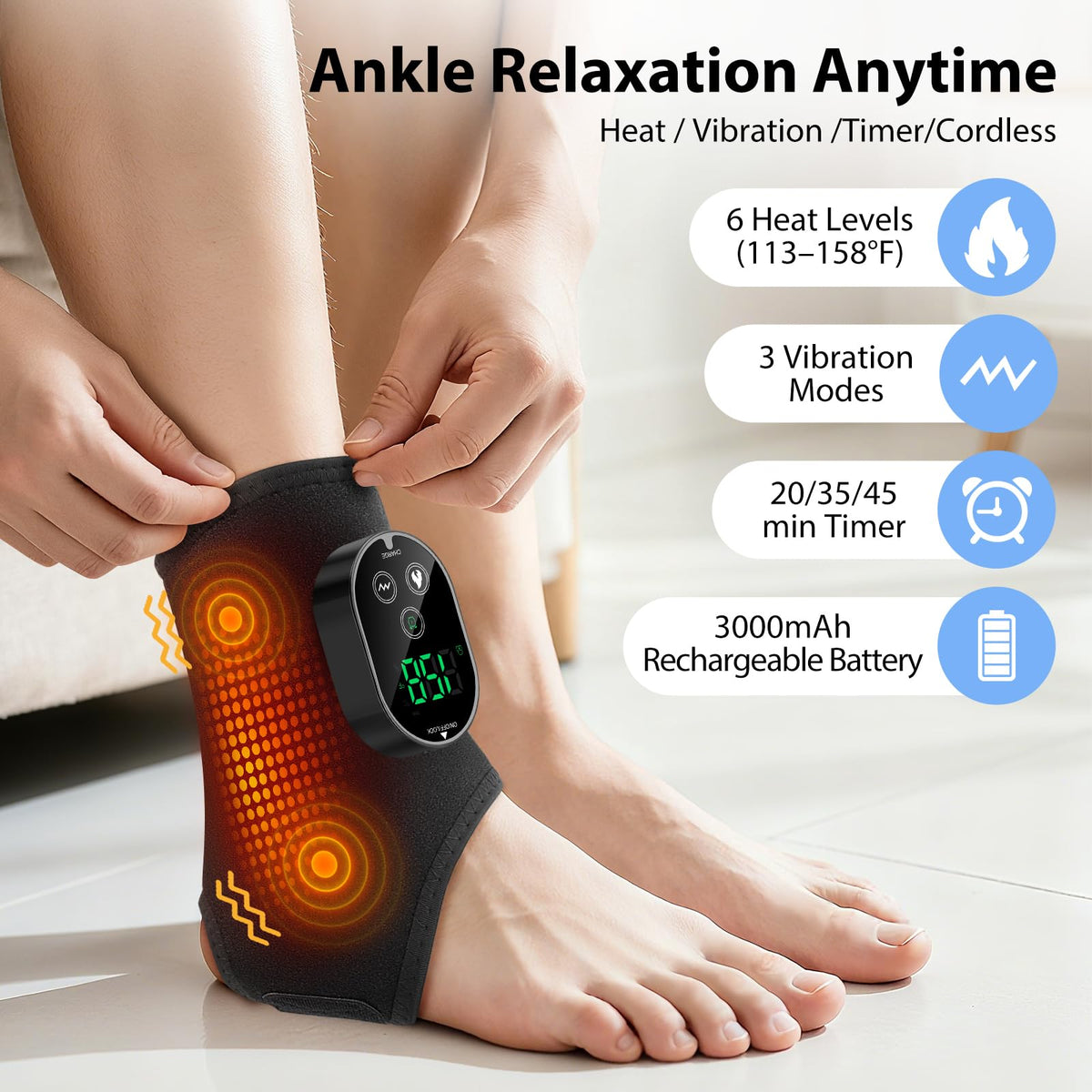 Foot Massager Ankle Heating Pad X204