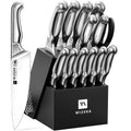 15 Piece German Steel Kitchen Knife Set with Block H165070