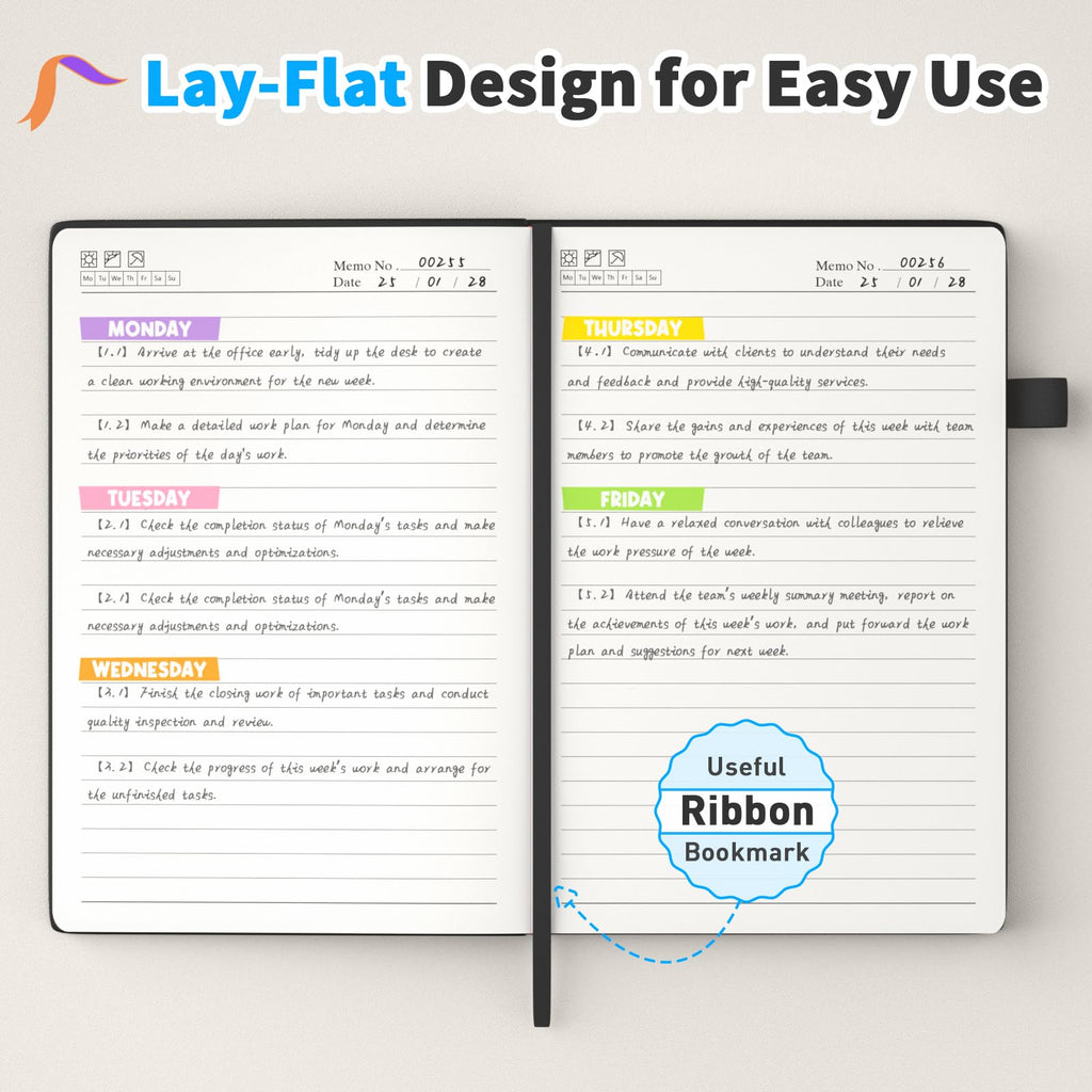 8 Pack A5 Lined Journal Notebooks A660