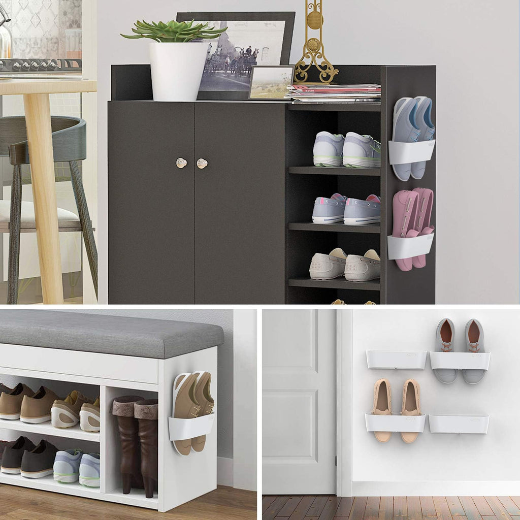 White Wall Shoe Rack P67258