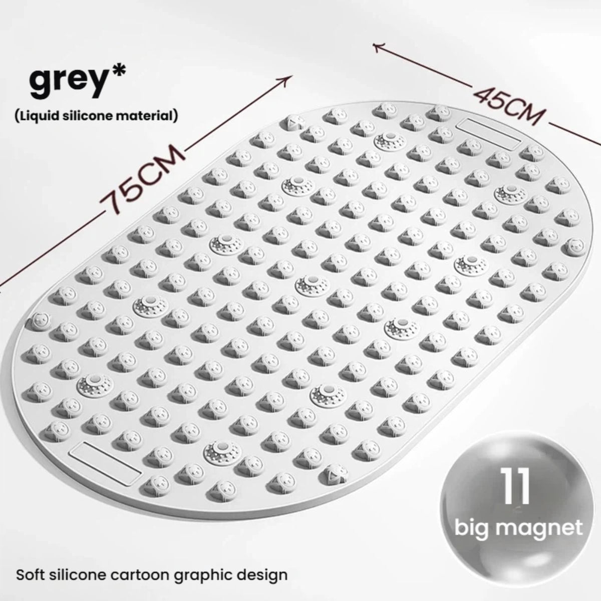 Liquid Silicone Foot Massage Fitness Mat K53638