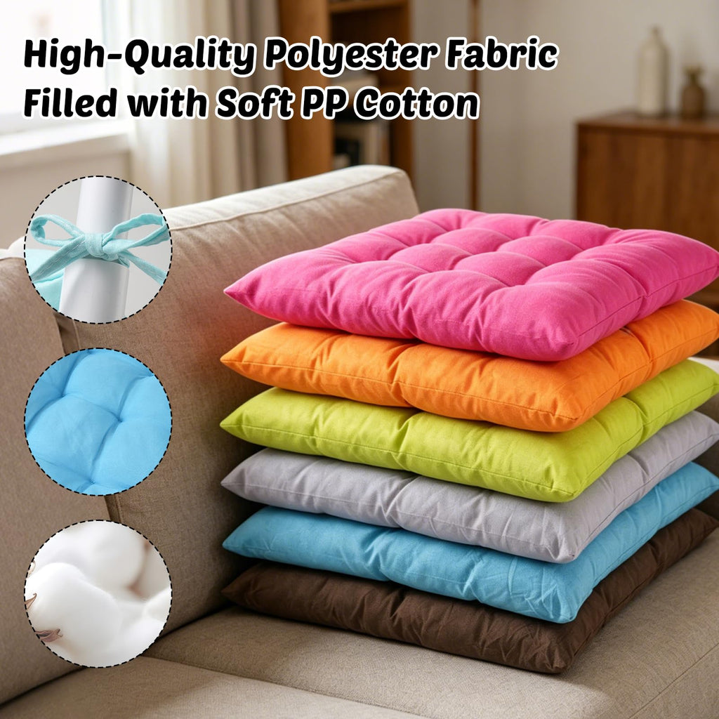 12 Pcs Square Floor Cushions B557004