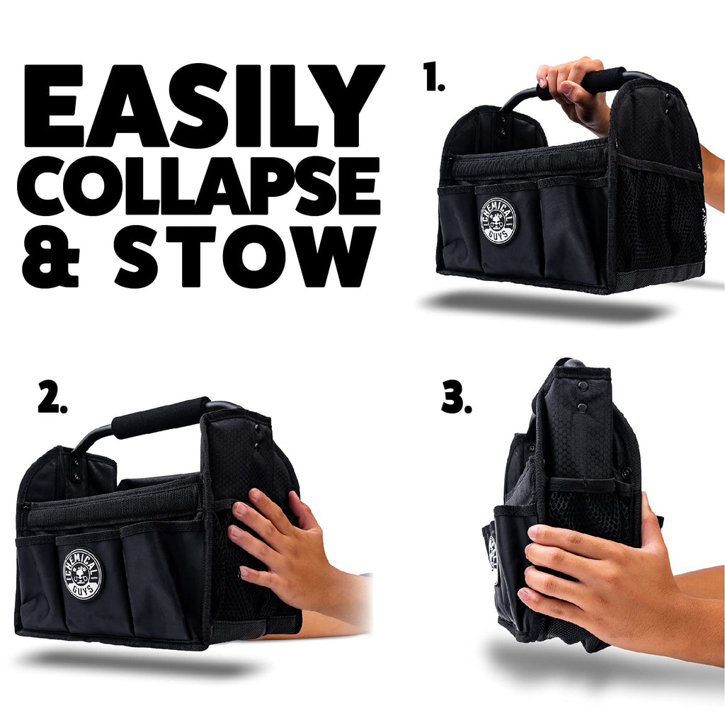 Collapsible Detailing Caddy & Organizer, Black B612