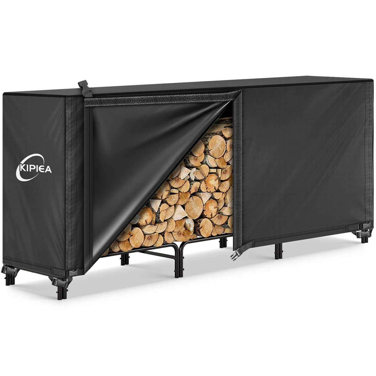 8FT Waterproof Heavy Duty Firewood Log Rack Cover C363