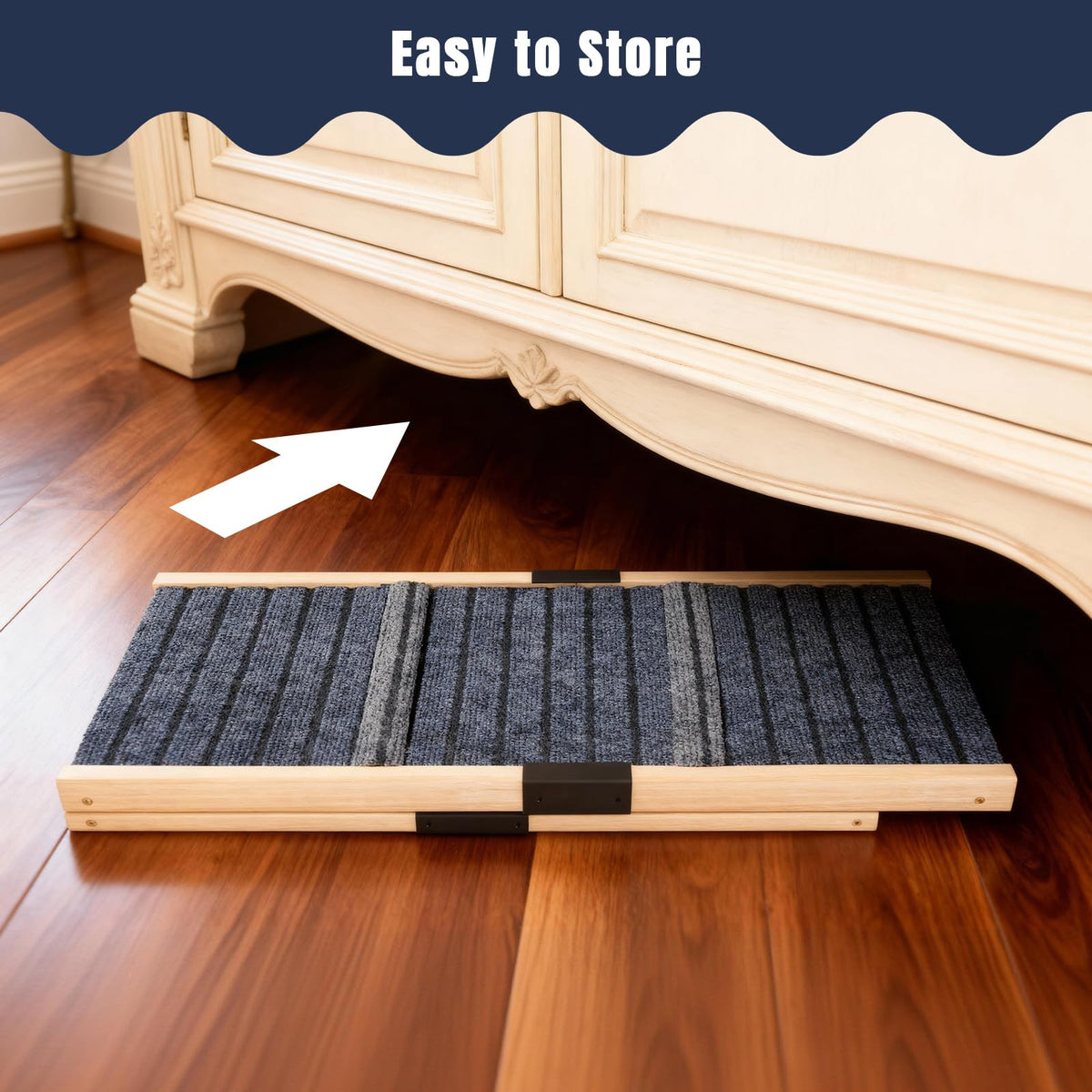 Adjustable Wooden Dog Ramp M640