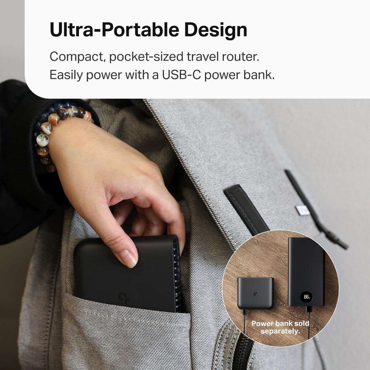 Portable Wi-Fi 6 Travel Router B55695