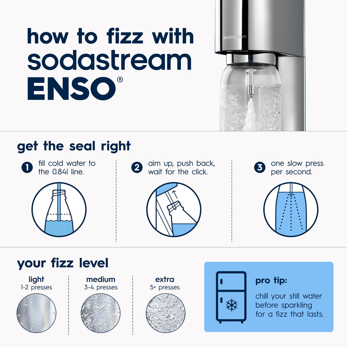Stainless Steel Sparkling Water Maker with 60L CO2 Cylinder and Bottle I196194